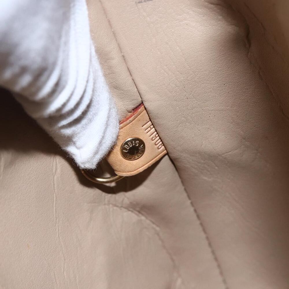 LOUIS VUITTON Monogram Vernis Houston Hand Bag Beige M91004 LV Auth ka1387 - Picture 12 of 16